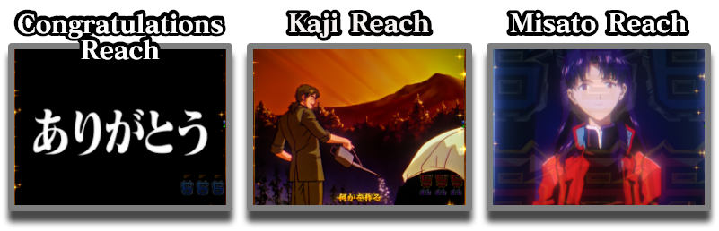 Congratulations Reach、Kaji Reach、Misato Reach