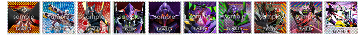 「Pachinko EVANGELION」トレーディングステッカー